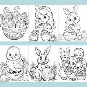 A húsvéti színeződ 2. - 30 oldal - művészet - grafika & illusztráció - digitális - Meska.hu