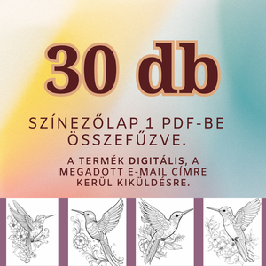 30 oldal - A kolibris színeződ - otthon & életmód - papír, írószer - színező - Meska.hu