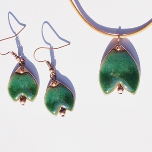 Tulipános szett Lilian2-nek - ékszer - ékszerszett - Meska.hu