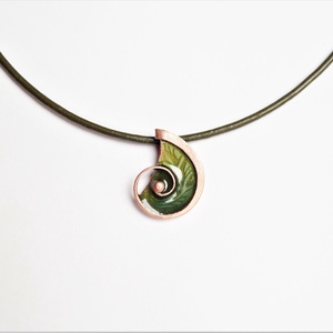 Kicsi csigás medál arielllaa-nak - ékszer - nyaklánc - medál - Meska.hu