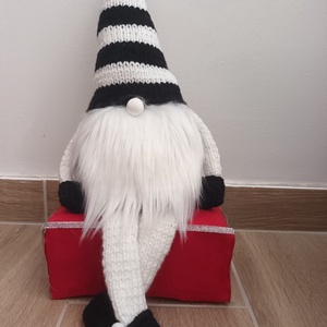 Karácsonyi manó, Karácsony, Karácsonyi lakásdekoráció, Karácsonyi manók, figurák, Kötés, MESKA