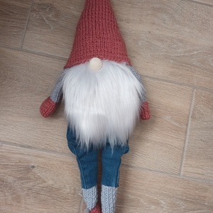 Karácsonyi manó - karácsony - karácsonyi lakásdekoráció - karácsonyi manók, figurák - Meska.hu