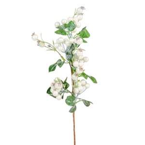 Bogyós ág fehér 40 cm, Kellékek & szerszámok, Dekorációs kellékek, Virágfej, , MESKA