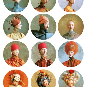 The Sovereigns of Imagination  � Rice paper decoupage, Dekupázs rizspapír (A4), Kellékek & szerszámok, Papír, Decoupage papír, Decoupage, transzfer és szalvétatechnika, MESKA