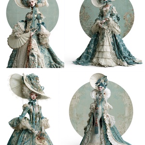 Porcelain Dream - Rice paper decoupage, Hartie de orez imprimata A4 - kellékek & szerszámok - papír - decoupage papír - Meska.hu