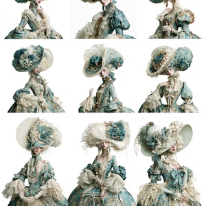 Porcelain Dream - Rice paper decoupage, Hartie de orez imprimata A4 - kellékek & szerszámok - papír - decoupage papír - Meska.hu