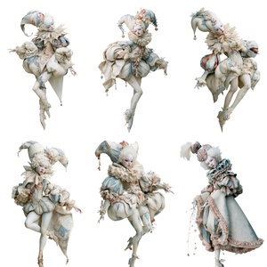 Silent Masquerade � Fantasy-figurák rizspapíron, A4-es decoupage rizspapír - Meska.hu
