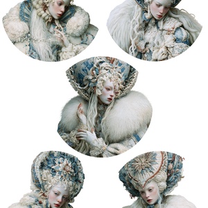 A Porcelain Icons � Porcelánhatású portrék rizspapíron, A4-es decoupage rizspapír - Meska.hu