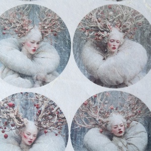 A4-es rizspapír  White Woods (C) � Fantasy-figurák rizspapíron, A4-es decoupage rizspapír - kellékek & szerszámok - papír - decoupage papír - Meska.hu