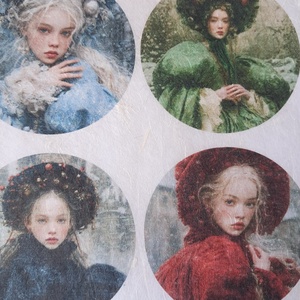 A4-es rizspapír  Hiver Elegant (C) � Fantasy-figurák rizspapíron, A4-es decoupage rizspapír, Kellékek & szerszámok, Papír, Decoupage papír, Decoupage, transzfer és szalvétatechnika, MESKA