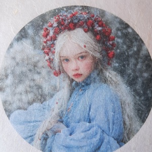 A4-es rizspapír  Hiver Elegant (B) � Fantasy-figurák rizspapíron, A4-es decoupage rizspapír - kellékek & szerszámok - papír - decoupage papír - Meska.hu