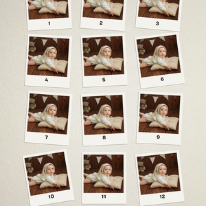 Baba első 12 hónapja  személyre szabott fotókollázs - otthon & életmód - dekoráció - kép & falikép - mozaik kép - Meska.hu