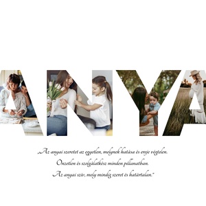 Fotókollázs köszöntő - szülőknek, nagyszülőknek - otthon & életmód - dekoráció - kép & falikép - mozaik kép - Meska.hu