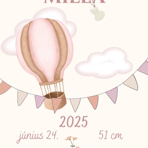 Baba emlékőrző, születési poszter - Meska.hu