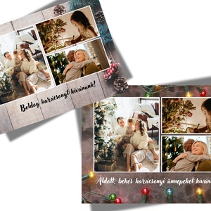 Karácsonyi fotókollázs  egyedi ajándék szeretteidnek - otthon & életmód - dekoráció - kép & falikép - mozaik kép - Meska.hu