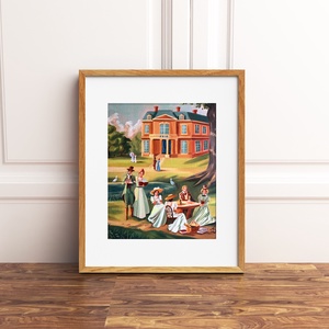 Művészi Nyomat - Jane Austen Könyvklub - művészet - grafika & illusztráció - művészi nyomat - Meska.hu