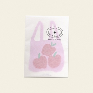 Rózsaszín szatyor � 'The Bag I Dreamed' sorozatból / Illusztrált nyomat - művészet - grafika & illusztráció - művészi nyomat - Meska.hu