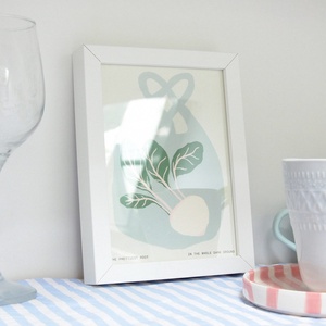Vajretek szatyor � 'Tiny Garden' sorozatból / Illusztrált nyomat - művészet - grafika & illusztráció - művészi nyomat - Meska.hu