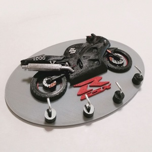 Suzuki GSX-R 1000 Fali kulcstartó - otthon & életmód - dekoráció - fali és függő dekoráció - fali kulcstartó - Meska.hu