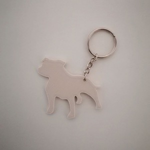 Staffordshire bull terrier kulcstartó (felirattal is kérhető), Táska & Tok, Kulcstartó & Táskadísz, Kulcstartó, Mindenmás, MESKA