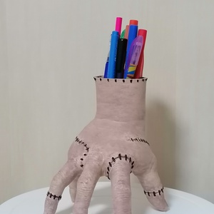 Thing ceruza és tolltartó (kézzel festett) - otthon & életmód - dekoráció - asztal és polc dekoráció - asztaldísz - Meska.hu