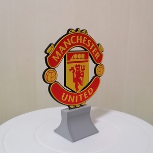 Manchester United dísz - otthon & életmód - dekoráció - asztal és polc dekoráció - asztaldísz - Meska.hu