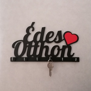 Édes otthon fali kulcstartó, Otthon & Életmód, Dekoráció, Fali és függő dekoráció, Fali kulcstartó, Mindenmás, MESKA