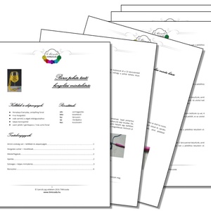Borospohár tartó - horgolási minta PDF formátumban - diy (csináld magad) - szabásminta, útmutató - horgolási minta - Meska.hu