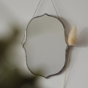 Elegáns kis fali tükör- dekor, otthon design - otthon & életmód - dekoráció - tükör - Meska.hu