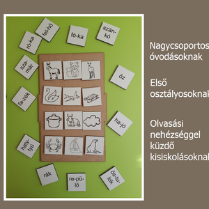 Olvasástanuláshoz egy komplex képességfejlesztő csomag a Hangkaptató - játék & sport - készségfejlesztő és logikai játék - oktató játékok - Meska.hu
