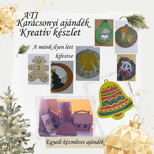 Ati Karácsonyi Ajándék kreatív készlet - karácsony - karácsonyi lakásdekoráció - karácsonyi lakásdíszek - Meska.hu