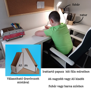 Irattartó papucs, iratpapucs, íróasztali tárolódoboz, iratrendező - Meska.hu