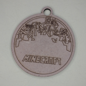 Karácsonyfadísz minecraft  (10 cm) - Meska.hu