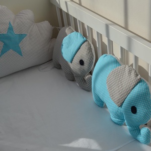 Fáni szett 1 (kék-szürke) - otthon & életmód - babaszoba, gyerekszoba - Meska.hu