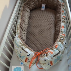 Óriás babafészek (XXL) erdő állatai - játék & sport - 3 éves kor alattiaknak - Meska.hu