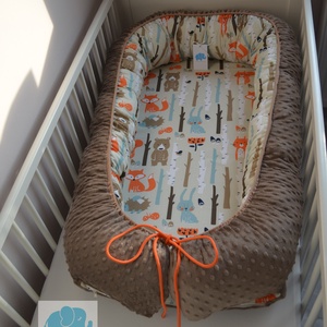 Óriás babafészek (XXL) erdő állatai - játék & sport - 3 éves kor alattiaknak - Meska.hu