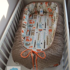 Óriás babafészek (XXL) erdő állatai - játék & sport - 3 éves kor alattiaknak - Meska.hu