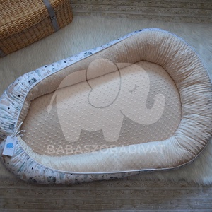 Óriás babafészek (XXL) nyuszi, bagoly - otthon & életmód - babaszoba, gyerekszoba - baba ágynemű - Meska.hu