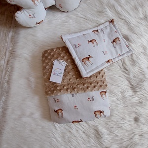 Őzikés, nyuszis, prémium, komplett szett - otthon & életmód - babaszoba, gyerekszoba - babafészek - Meska.hu