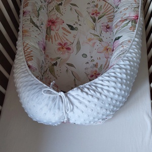 Virágos álom babafészek  - baba - mama - babaágyneműk - babafészek - Meska.hu