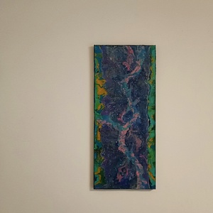 'Kezdet' / 'Beginning' - 30 x 70 cm  - művészet - festmény - akril - Meska.hu