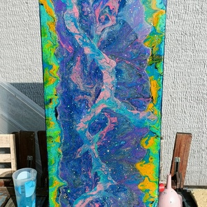 'Kezdet' / 'Beginning' - 30 x 70 cm  - művészet - festmény - akril - Meska.hu