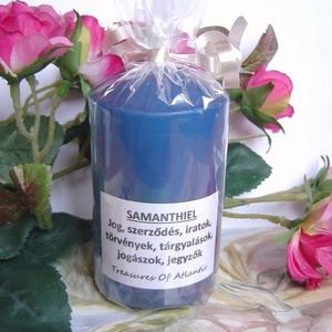 Beavatott atlantiszi angyalgyertya - SAMANTHIEL - otthon & életmód - gyertya, illat, aroma - gyertya - Meska.hu