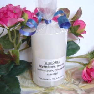Beavatott atlantiszi angyalgyertya - THEROTIEL - otthon & életmód - gyertya, illat, aroma - gyertya - Meska.hu