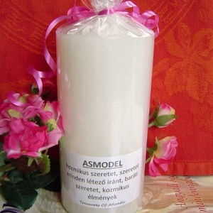 Beavatott NAGY atlantiszi angyalgyertya - ASMODEL - otthon & életmód - gyertya, illat, aroma - gyertya - Meska.hu