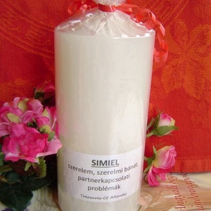 Beavatott NAGY atlantiszi angyalgyertya - SIMIEL - otthon & életmód - gyertya, illat, aroma - gyertya - Meska.hu