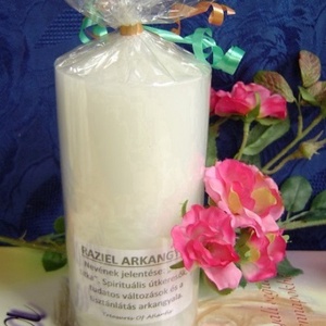 Beavatott NAGY arkangyal gyertya - RAZIEL - otthon & életmód - gyertya, illat, aroma - gyertya - Meska.hu