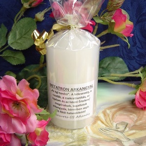 Beavatott arkangyal gyertya - METATRON - otthon & lakás - gyertya, illat, aroma - gyertya - Meska.hu