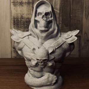 Skeletor Mellszobor - 3D nyomtatott, Otthon & Életmód, Dekoráció, Asztal és polc dekoráció, Könyvszobor, Mindenmás, MESKA