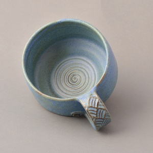 Kerámia nagy méretű bögre (fekete-kék) - otthon & életmód - konyhafelszerelés, tálalás - tálalás - bögre & csésze - Meska.hu